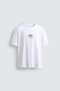 CONTRAST PRINT T-SHIRT - Zara фото 7