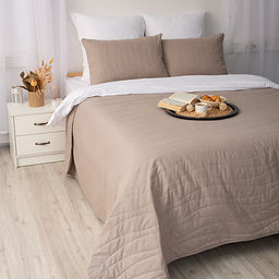 Покрывало стеганое 215х240 Традиция, поплин, 100% хлопок, Винтаж ВБ 215х240  фото 2