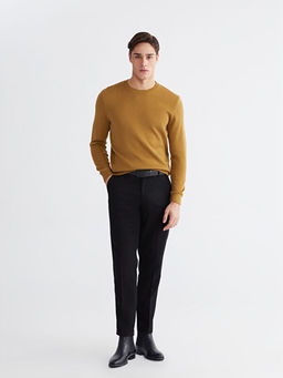 Bisiklet Yaka Erkek Triko Kazak