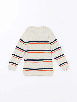 Bisiklet Yaka Uzun Kollu Erkek Bebek Triko Kazak - Waikiki фото 3