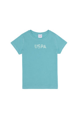 U. S. Polo Assn Детская мятная футболка с круглым вырезом