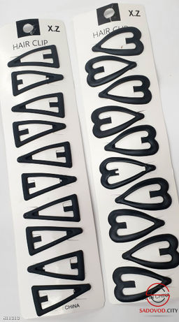 Матовые заколки для волос