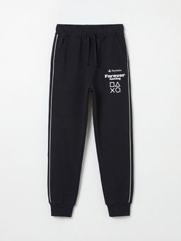 PlayStation Bask?l? Erkek ?ocuk Jogger E?ofman Alt?