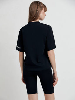 CONTE Oversize-футболка из хлопка Believe LD 1658 black