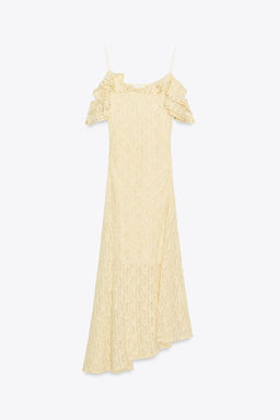 STUDDED LACE DRESS - Zara фото 7