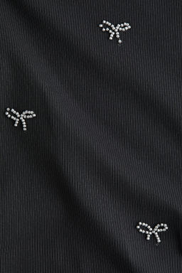 Top de algod?n con detalles decorativos - H&m фото 3