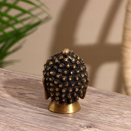 Сувенир «Голова Будды», 8 см, латунь