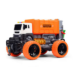 Машина "Мусоровоз Мега Сити" 1:16 (свет, звук) в коробке (оранжевый)