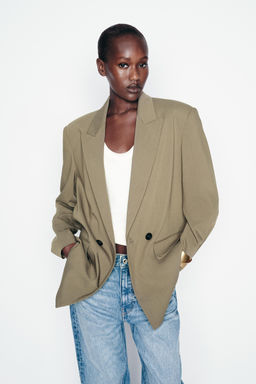 OVERSIZE DOUBLE-BREASTED BLAZER