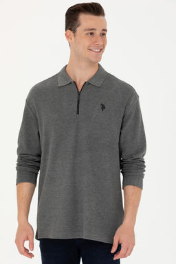 U. S. Polo Assn / Мужской свитшот антрацитового цвета - U.s. polo assn фото 17