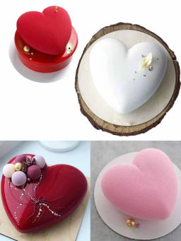 80325-030G Форма силиконовая для выпечки и рукоделия Сердце (х100) - Mayer&boch фото 9