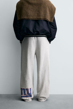 WIDE-LEG JOGGING BOTTOMS NFL NEW YORK GIANTS - Zara фото 8