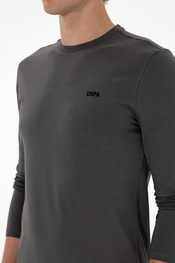 Erkek Gri Basic Sweatshirt Sepette S_rpriz _ndirim - U.s. polo assn фото 7