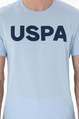 Erkek Regular Fit Bisiklet Yaka A__k Mavi Basic Ti__rt Sepette S_rpriz _ndirim - U.s. polo assn фото 6