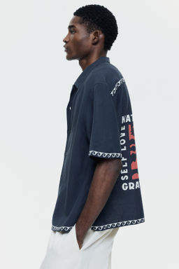 Camisa resort de algod?n Relaxed Fit - H&m фото 3