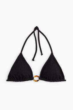 Top de bikini triangular con relleno - H&m фото 2