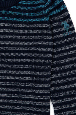 Erkek _ocuk Mint Bisiklet Yaka Triko Kazak Sepette S_rpriz _ndirim - U.s. polo assn фото 3