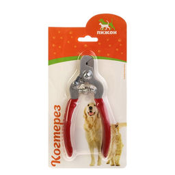 Когтерез-секатор с объемными прорезиненными ручками, отверстие 13 мм, красный - Пижон фото 5