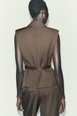 BELTED WAISTCOAT - Zara фото 7