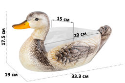 Блюдо сервировочное 500 мл 33,3*19*17,5 см Уточка - Elan gallery фото 12