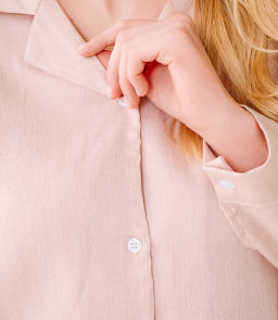 Рубашка #КТ9025 (3), пудровый - Dommod фото 5