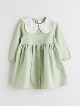 Bebe Yaka K?z Bebek Elbise