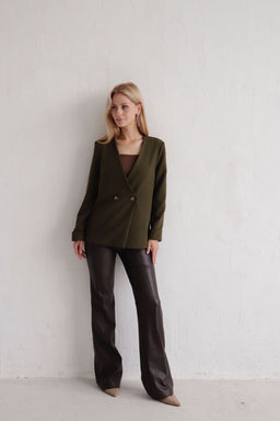 Двубортный жакет без лацканов - Martichelli фото 22