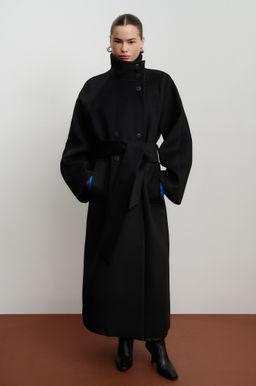 Пальто двубортное с рукавом реглан - Mollis фото 3