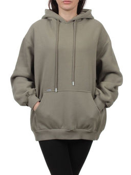 2610 GRAY GREEN Толстовка женская (85% хлопок, 10% полиэстер, 5% спандекс)