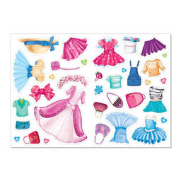 Наклейки Наряди куколку. Лучшие подружки, 12 стр.