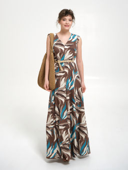 Платье с принтом - Stilla фото 2