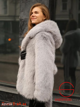 Шуба женская из искусственного меха