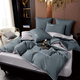 КПБ Candies однотонный с вышивкой CANOV045 Евро