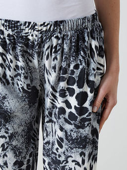 Beli Lastikli Desenli Kad?n Pijama Alt?