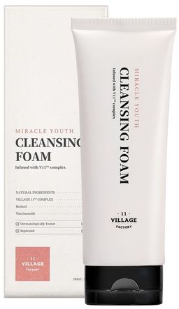 VILLAGE 11 FACTORY Антивозрастная пенка для умывания MIRACLE YOUTH CLEANSING FOAM