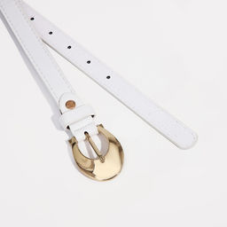 Ремень женский, ширина 1.8 см, винт, пряжка металл, цвет белый - Simaland фото 2