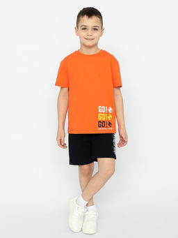 CRB wear/CSKB 63657-29 Футболка для мальчика,оранжевый/Ex.Cherubino  фото 3