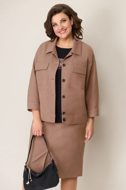 Костюм VOLNA 1309-Р бежевый  фото 3