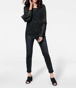 Блузка, черно-белая - Ashley brooke фото 6