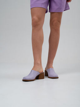 Сабо 5132.23663br.Лиловый+коричневый