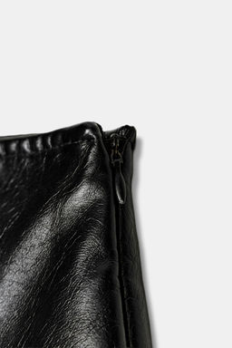 FAUX LEATHER SKORT - Zara фото 8