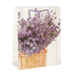Цена за 12 шт. Пакет подарочный 18х24х8,5 Лаванда / 5292-S /уп 12/720/ - Галеонтрейд фото 2