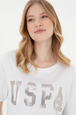Kad_n Beyaz Basic Ti__rt Sepette S_rpriz _ndirim - U.s. polo assn фото 2