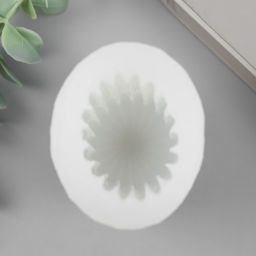 Молд силикононовый «Цилиндр. Полоски вертикальные» 5,5 х 5,5 х 12,3 см