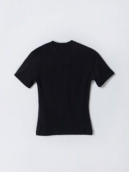 Джемпер женский черный прилегающего силуэта - Mark formelle фото 4