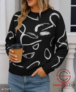 Свитер женский с рисунком - Bruno фото 3