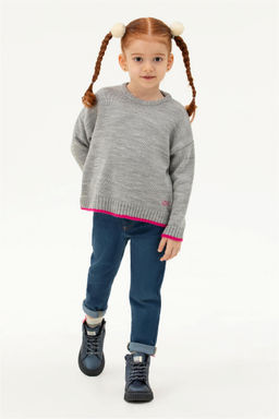 Синие джинсовые брюки для девочек - U.s. polo assn фото 5