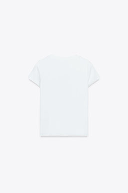 T-SHIRT WITH TEXT PRINT - Zara фото 7