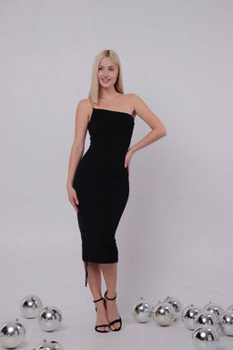 Платье облегающее чёрное - Martichelli фото 12