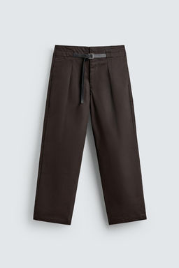 PLEATED TROUSERS WITH BELT - Zara фото 6